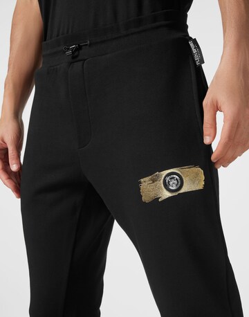 Effilé Pantalon Plein Sport en noir
