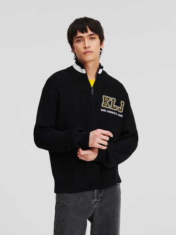 KARL LAGERFELD JEANS - Sudadera en negro: frente