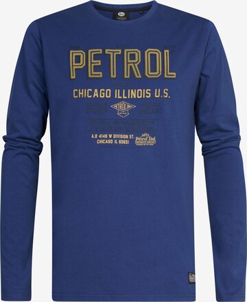 Petrol Industries Tričko – modrá: přední strana