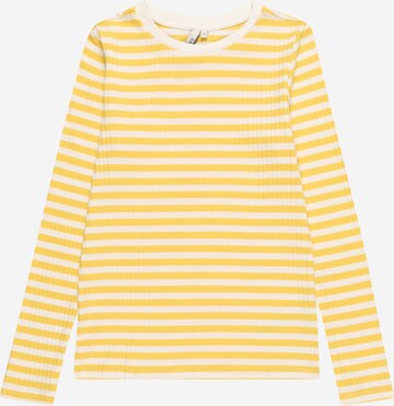 T-Shirt 'Elly' Pieces Kids en jaune : devant