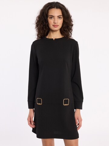 Ana Alcazar Kleid 'Admara' in Schwarz: Vorderseite