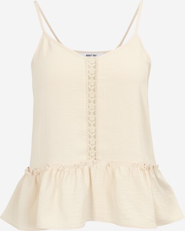 ABOUT YOU Top 'Sastra' in Beige: voorkant