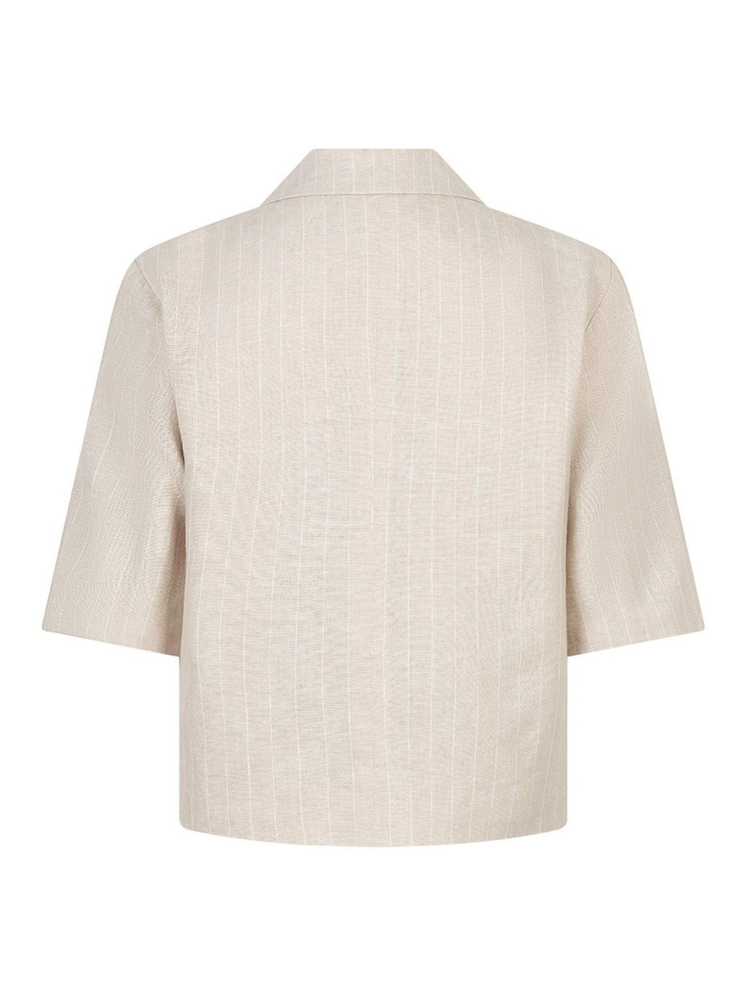 Red Button Blazers 'Red Button Blazer Linen Pin' in Wit