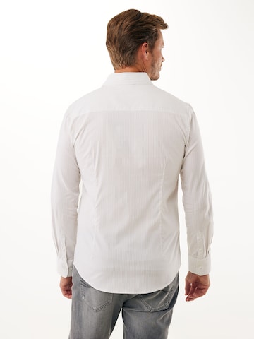 MEXX Slim Fit Skjorte 'Aneto' i grå