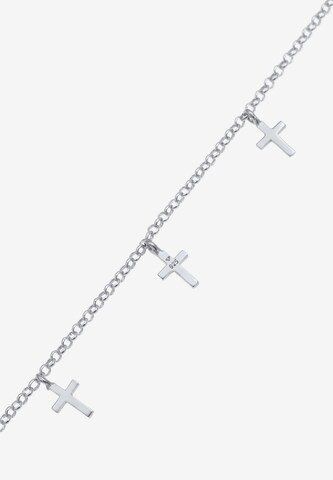 ELLI Halskette Choker 'Kreuz' in Silber