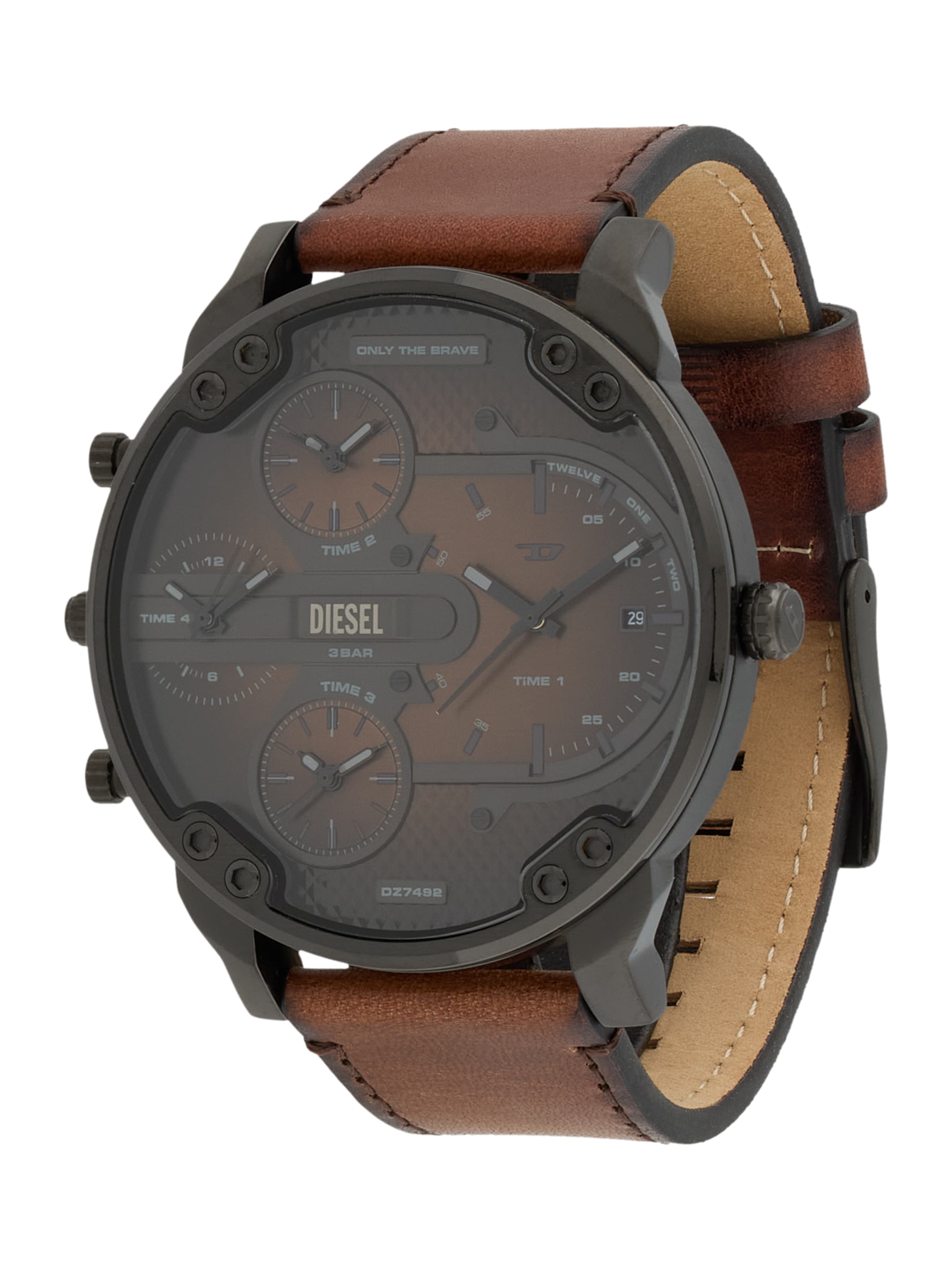 Montre à affichage analogique 'MR. DADDY' DIESEL en noir : devant