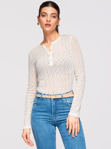 Camicia da donna di Ombre in beige