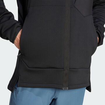 ADIDAS TERREX Athletic Fleece Jacket in Black