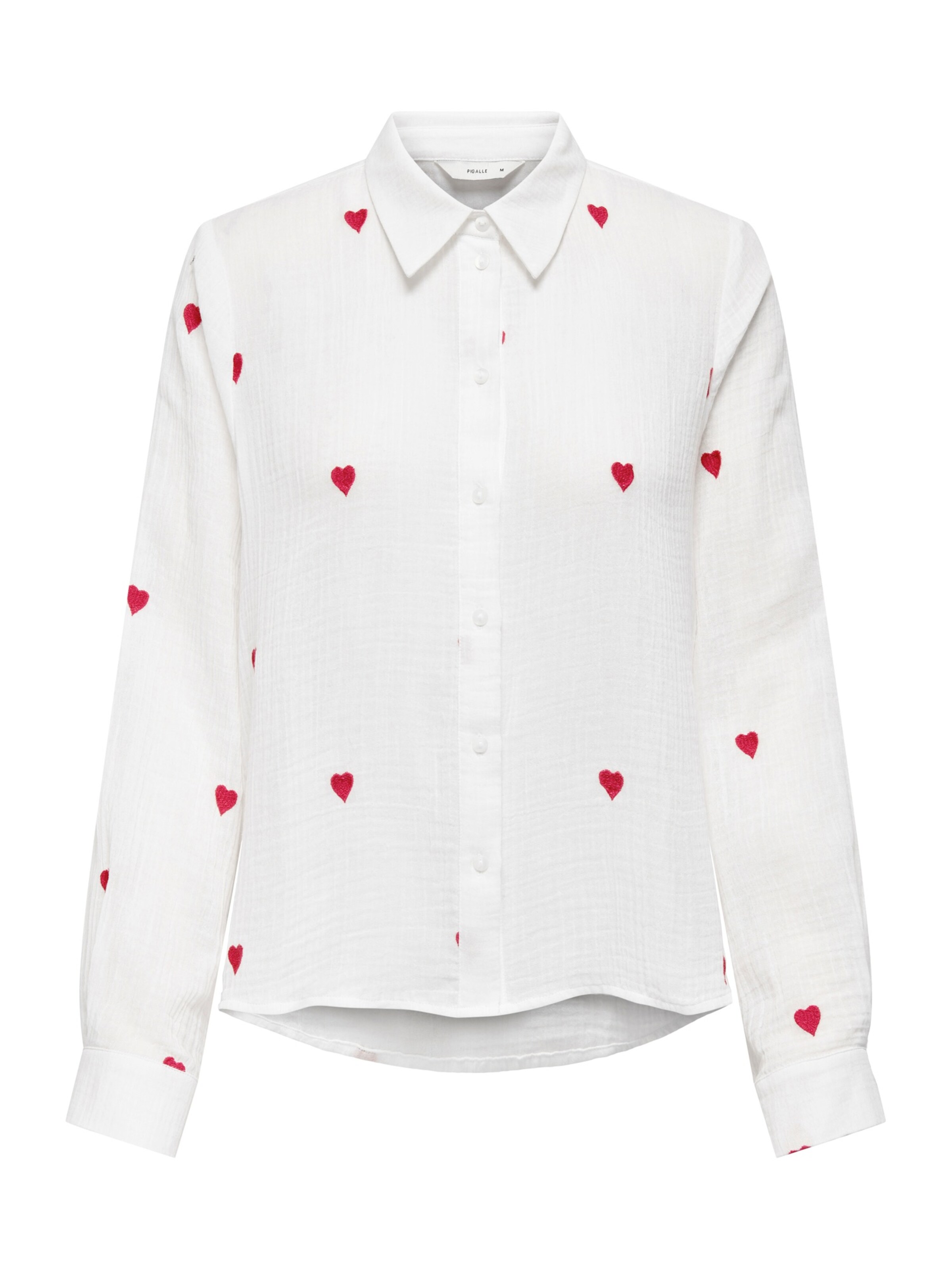ONLY - Blusa 'ONLHEART' en blanco: frente