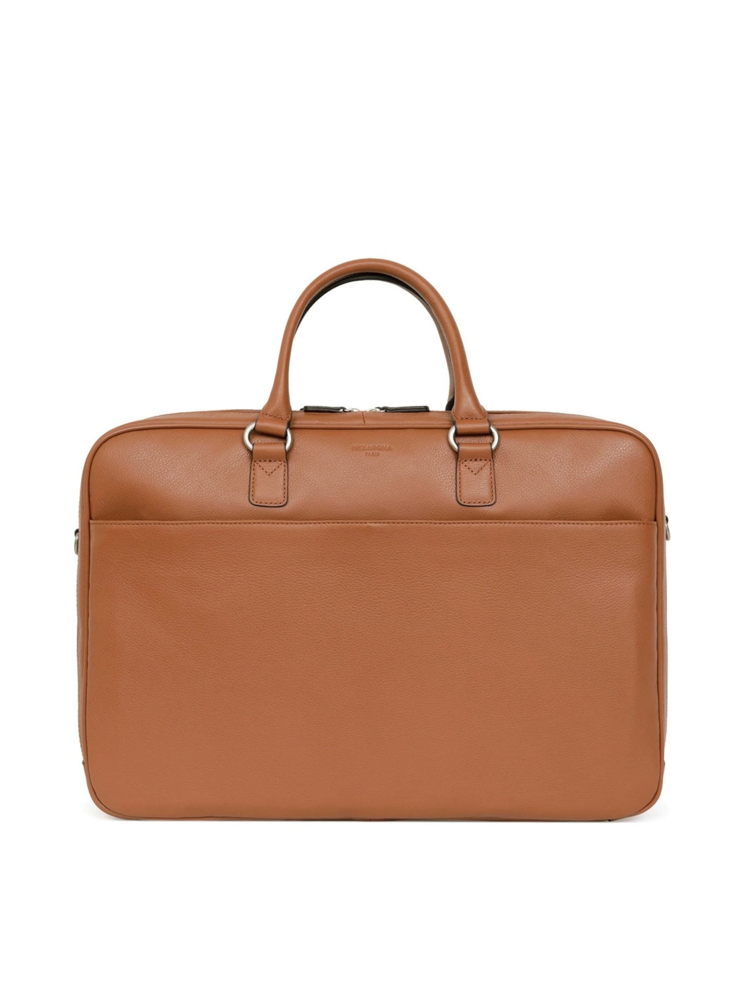 Hexagona Handbag 'Confort Business' in Brown: front