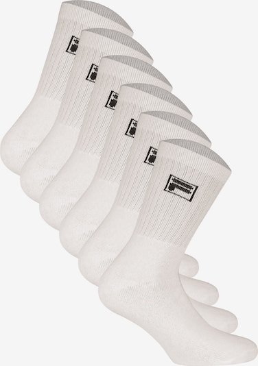 FILA Athletic Socks in Black / White, Item view