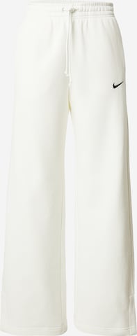 Pantalon 'PHNX FLC' Nike Sportswear en blanc : devant