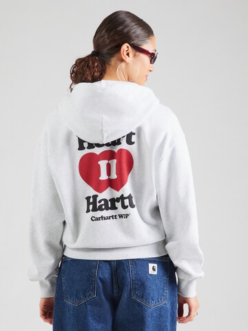 Carhartt WIP Sweatjacka 'Heart II Hartt' i grå: framsida