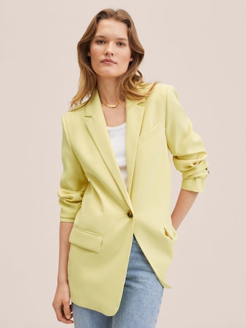 MANGO Blazer 'Paula' in Yellow: front