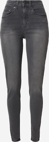 LEVI'S ®Slimfit Traperice '721 HIGH RISE SKINNY' - crna boja: prednji dio