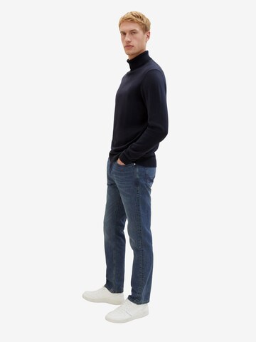 Coupe slim Jean 'Josh' TOM TAILOR en bleu