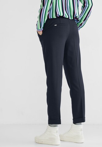 STREET ONE Regular Pantalon in Blauw