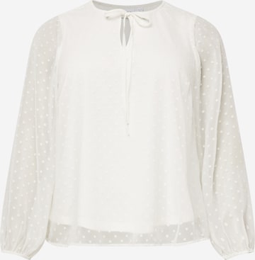 EVOKED - Blusa 'EDEE' en blanco: frente