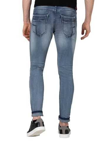 TIMEZONE Slimfit Jeans 'Scott' in Blau