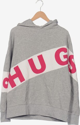 Mrs & Hugs Sweatshirt & Zip-Up Hoodie in S in Grey: front