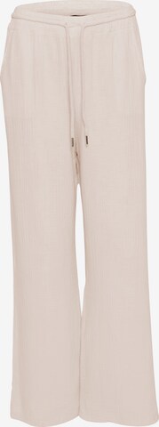 SASSYCLASSY Loosefit Broek in Beige: voorkant