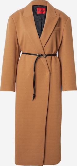 HUGO Manteau mi-saison 'Majesti-1' en noisette / noir, Vue avec produit