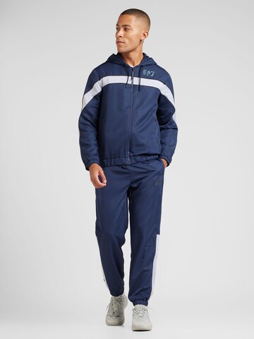 EA7 Emporio Armani Костюм для бега в Синий: спереди