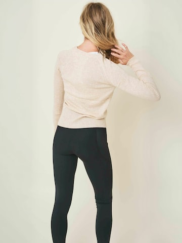 Pull-over ' Aveline ' Copenhagen Cartel en beige : derrière