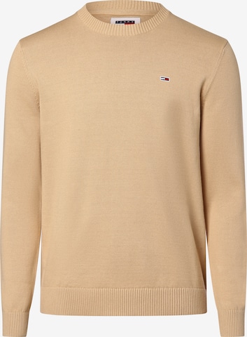 Tommy Jeans Sweater in Beige: front