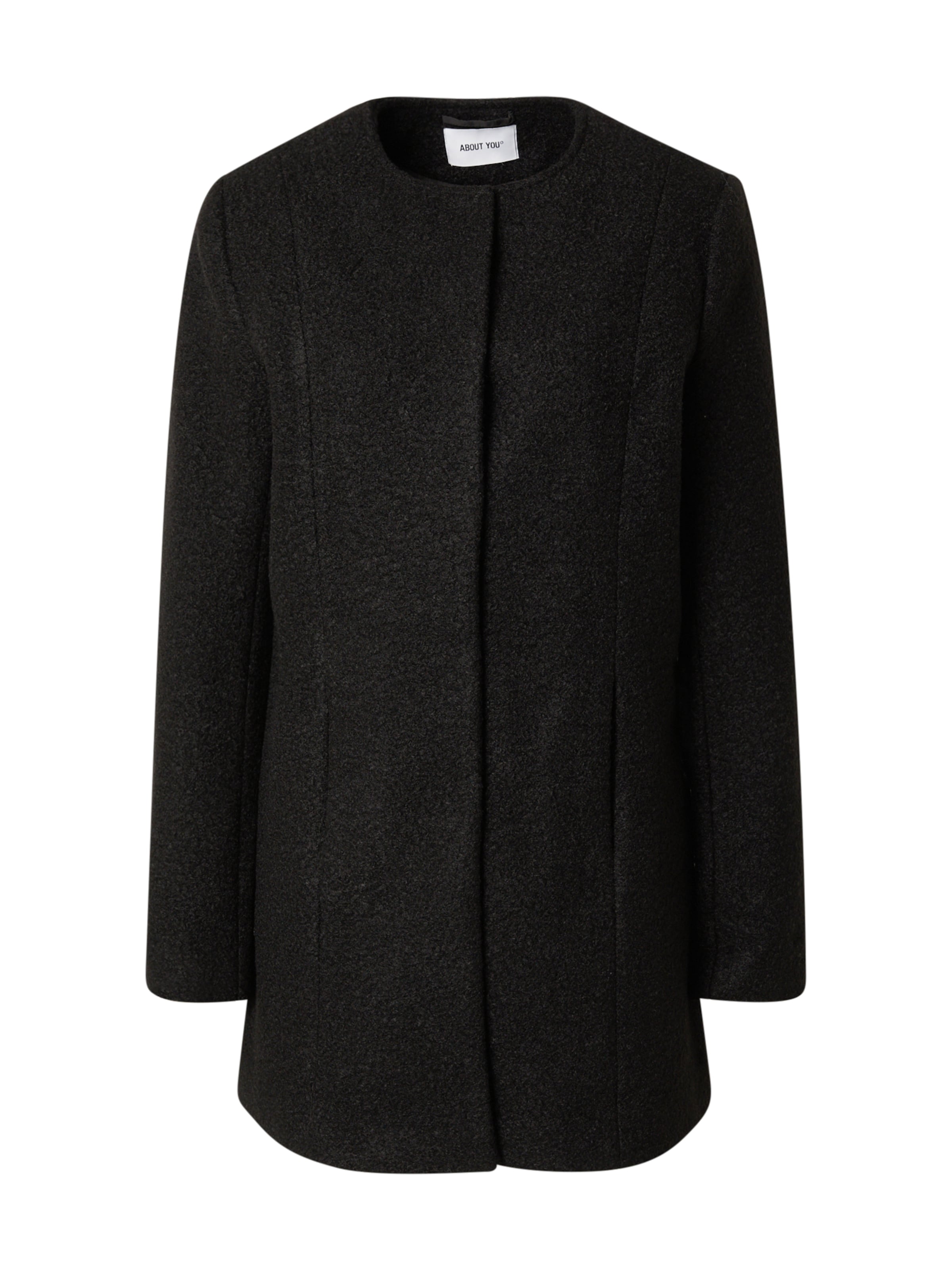 ABOUT YOU Преходно палто 'Daphne' в черно: отпред