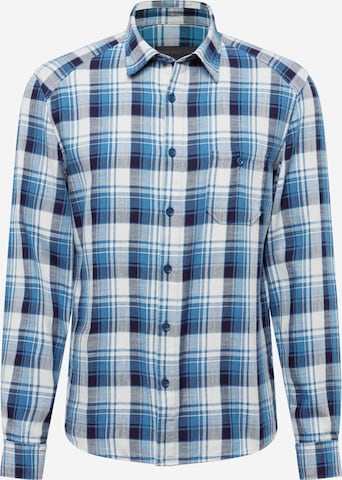 DRYKORN Regular fit Button Up Shirt 'LAREMTO' in Blue: front
