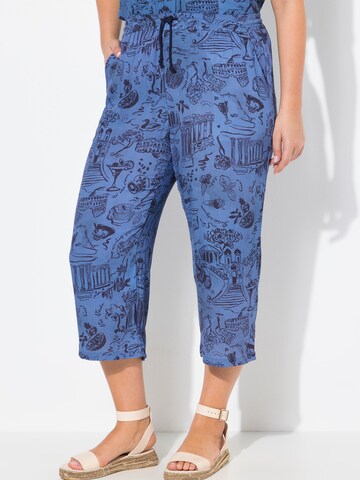 Loosefit Pantaloni 'Rose' di Ulla Popken in blu: frontale