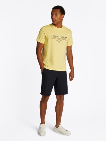 Maglietta di TOMMY HILFIGER in giallo