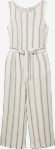 TOM TAILOR Jumpsuit in Beige: voorkant