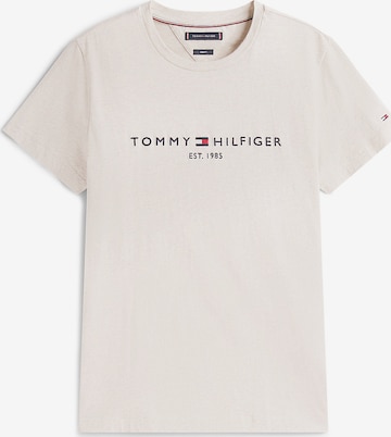 T-Shirt TOMMY HILFIGER en beige : devant