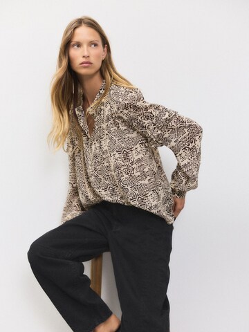 Next Blouse in Brown: front