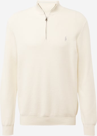 Pull-over Polo Ralph Lauren en beige : devant