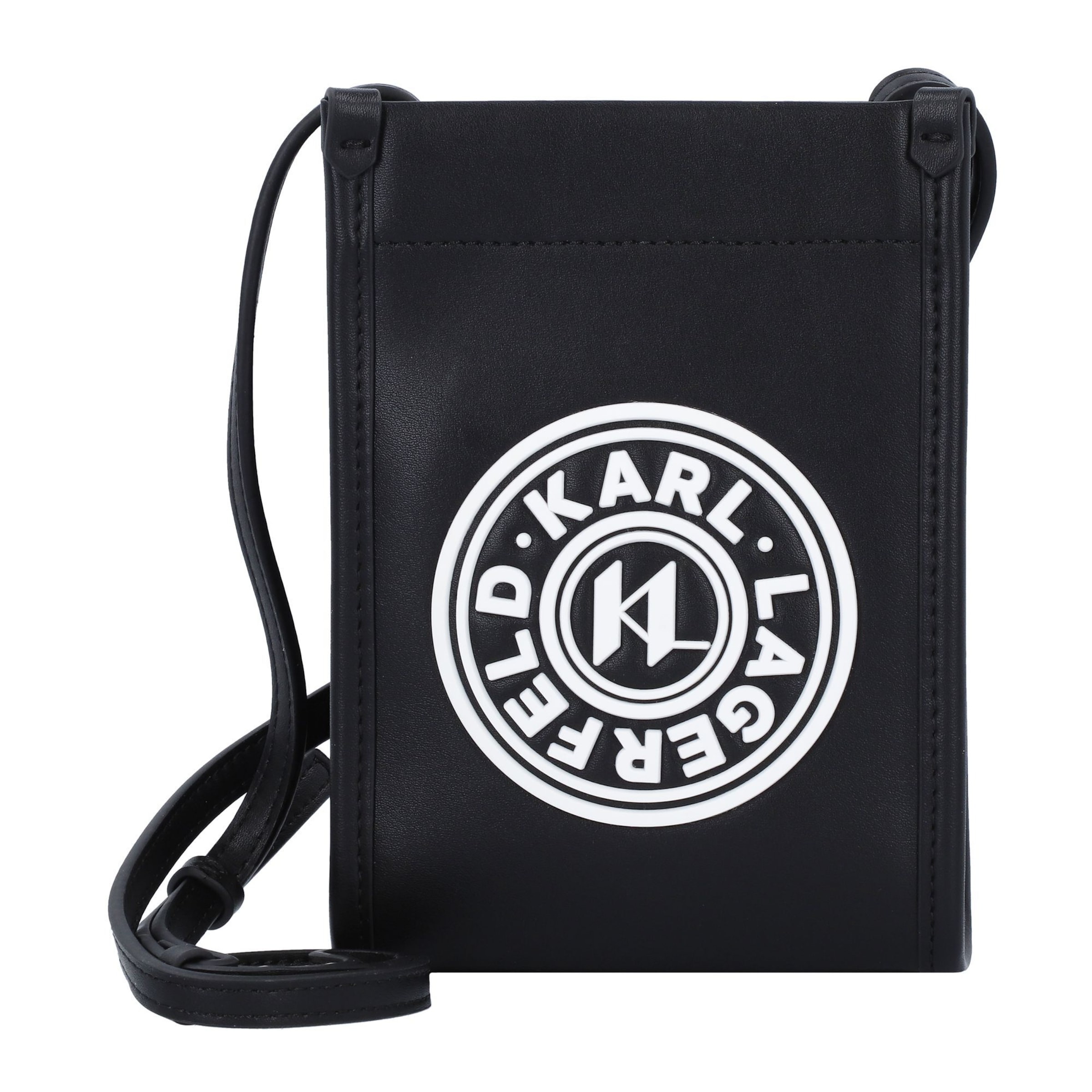 Custodia per smartphone 'K Skuare' di Karl Lagerfeld in nero: frontale