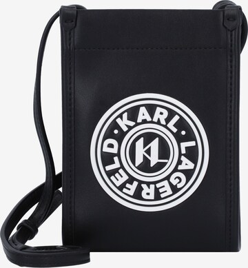 Karl Lagerfeld Smartphone Case 'K Skuare' in Black: front