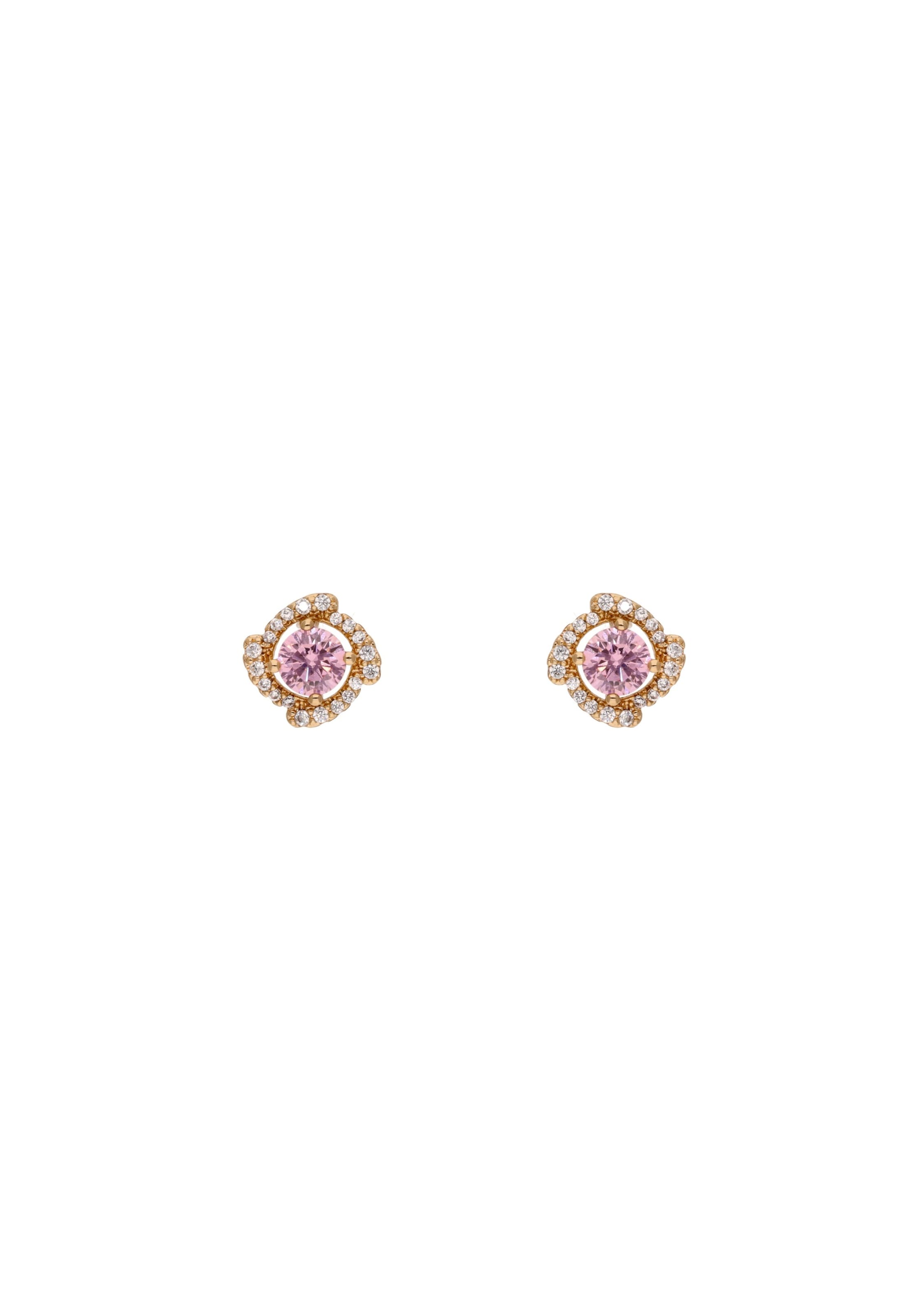 faina Earrings in Gold: front