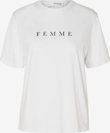 SELECTED FEMME Shirt 'VILJA' in Wit: voorkant