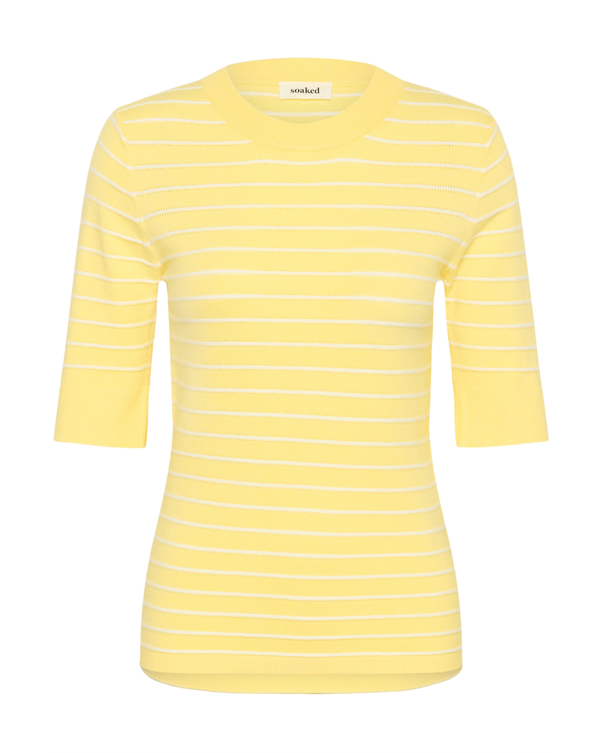 SOAKED IN LUXURY Pullover 'SLSpina' i gul: forside