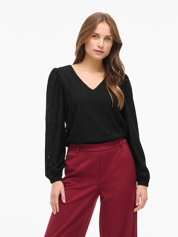 VILA Blúzka 'VIFERO' - Čierna: predná strana
