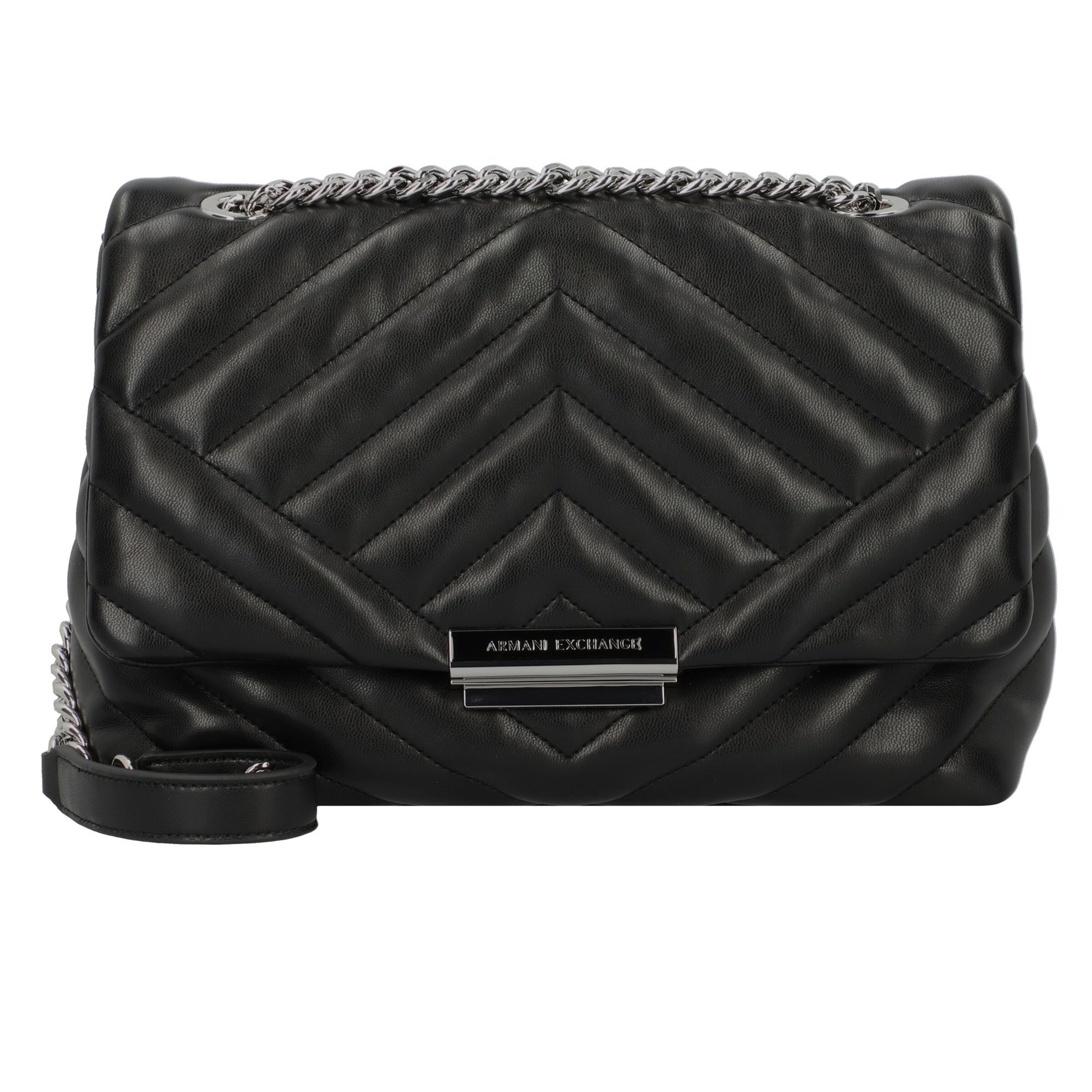 Borsa a spalla di ARMANI EXCHANGE in nero: frontale