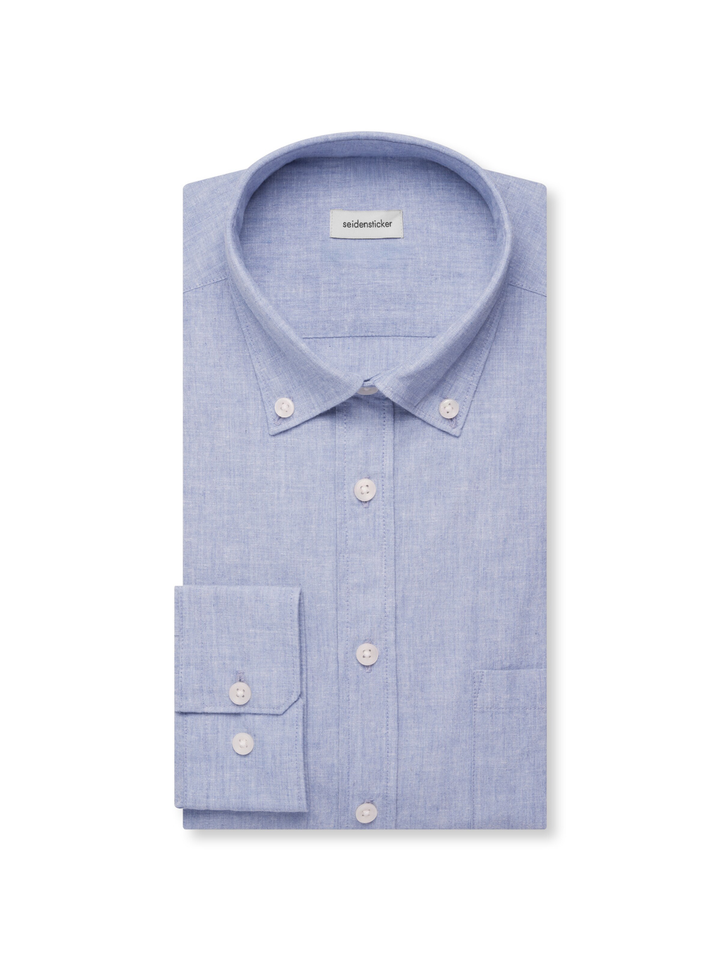 SEIDENSTICKER Regular Fit Businesshemd in Blau