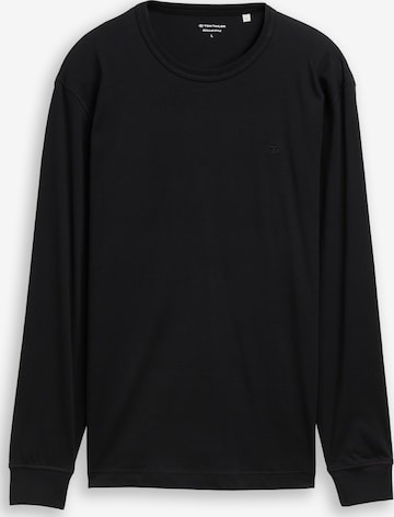 TOM TAILOR Shirt in Black: front