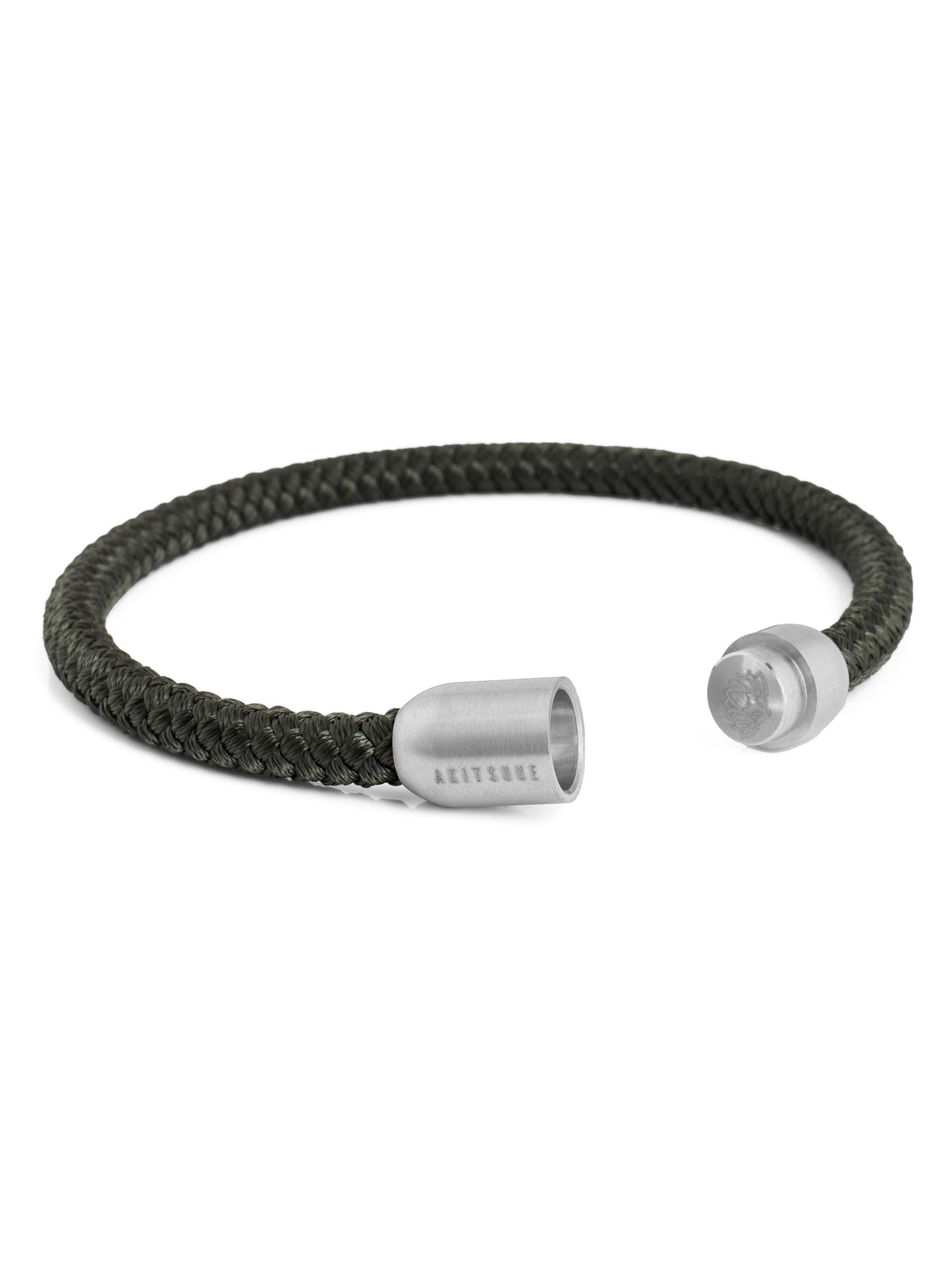 Akitsune Armband 'Silvus'‌ in Grün