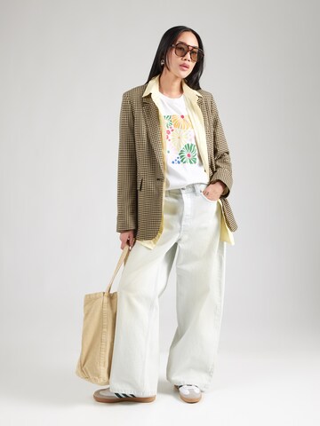 UNITED COLORS OF BENETTON Shirt in Wit