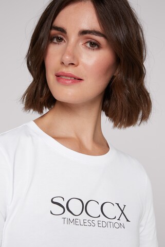 Soccx - Camiseta en blanco