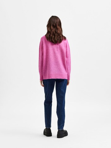 SELECTED FEMME Sweater 'Lulu' in Pink